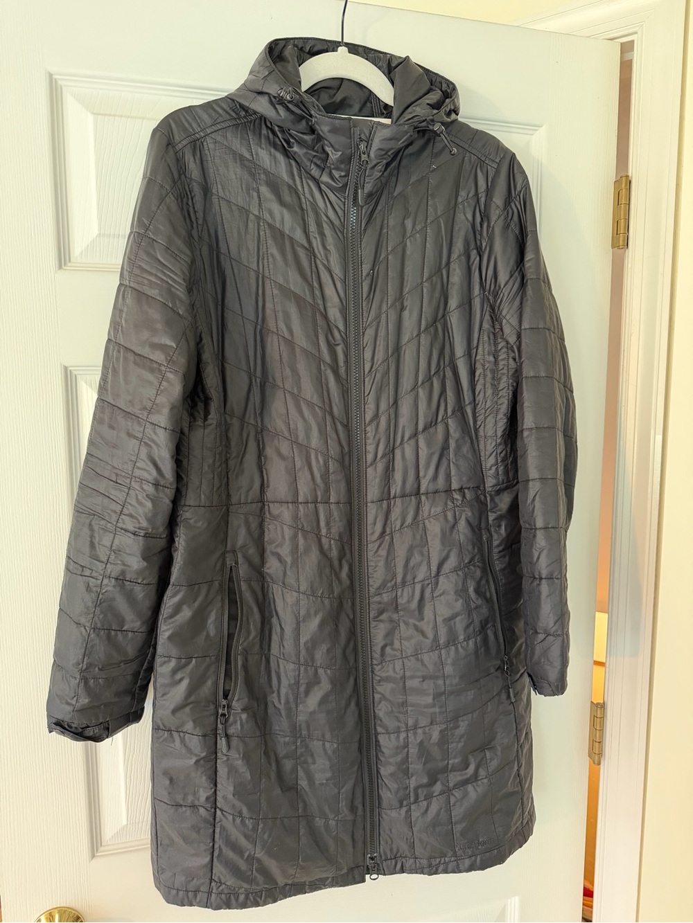L.L. Bean Primaloft Packaway Long Hooded Coat